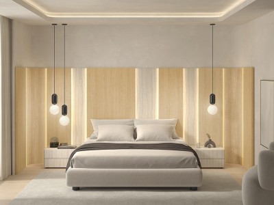 Decora tu hogar con los paneles decorativos para dormitorio B164 de Kazzano con luz led que puedes personalizar