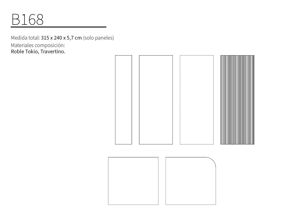 Descubre las posibilidades de decoración del panel B168 de Kazzano