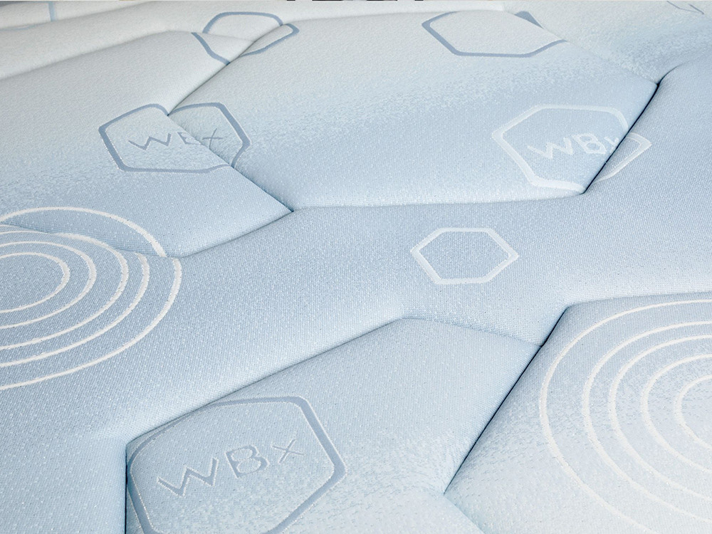El colchón Flex WBx FIT Multi tiene una exclusiva tapicería Stretch Bioceramics
