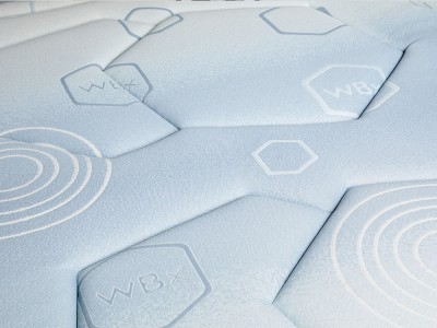 El colchón Flex WBx FIT Multi tiene una exclusiva tapicería Stretch Bioceramics