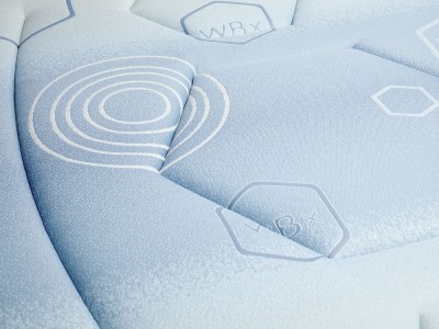 El colchón Flex WBx FIT Pocket tiene una exclusiva tapicería Stretch Bioceramics
