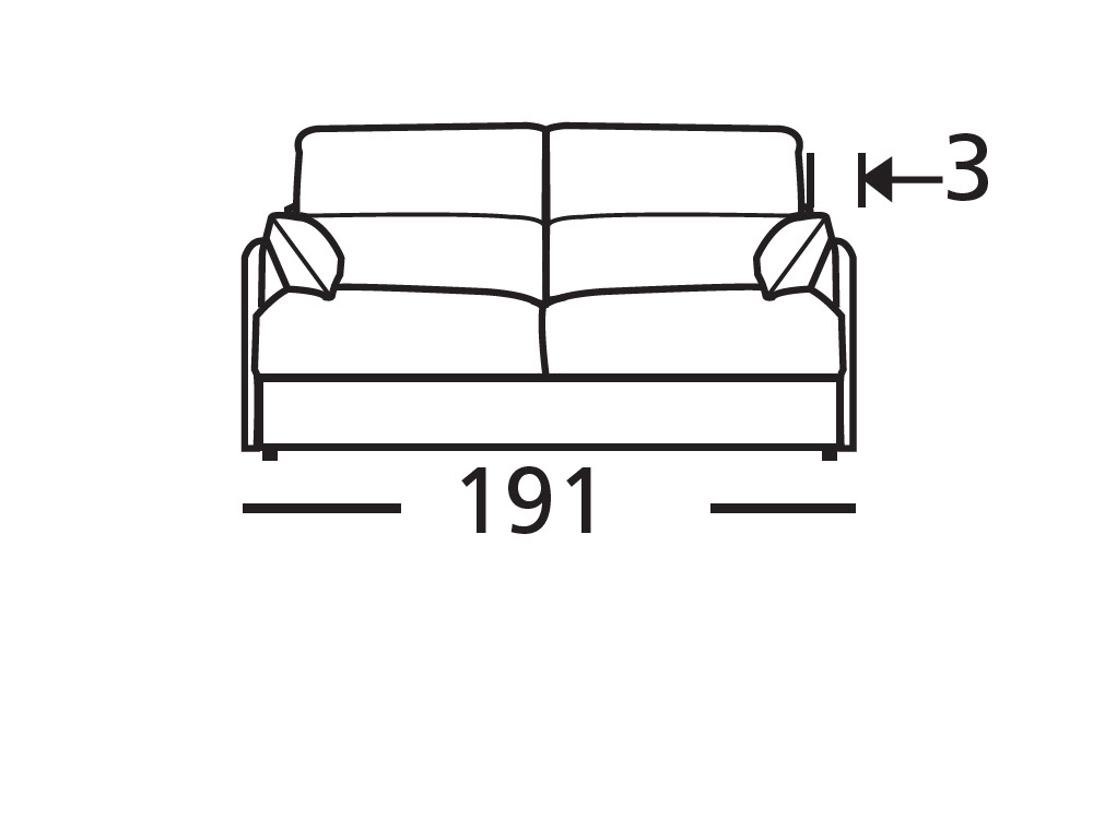 Sofá Cama Nápoles