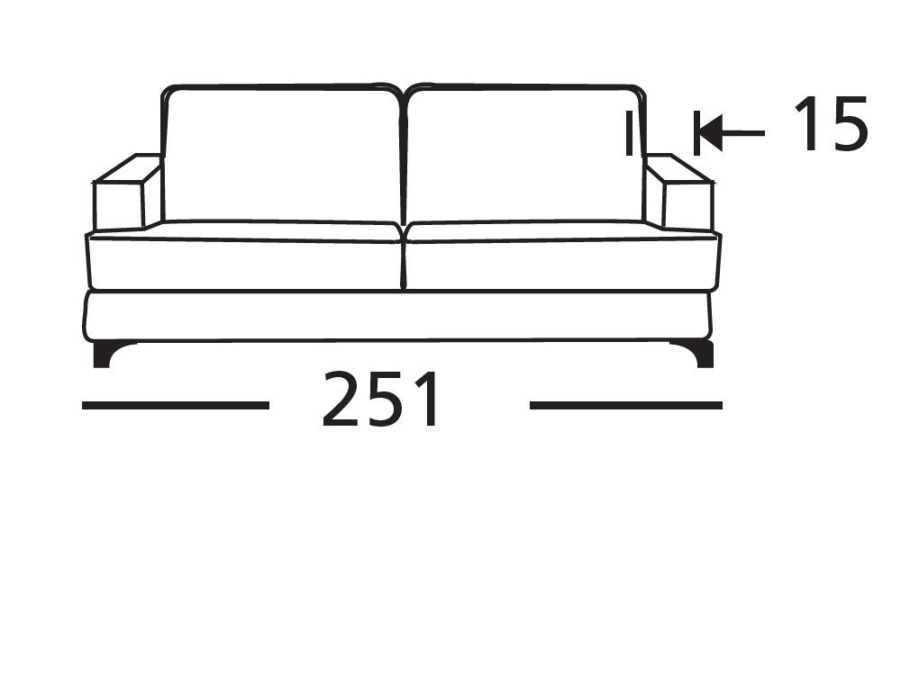 Sofá Cama Parma