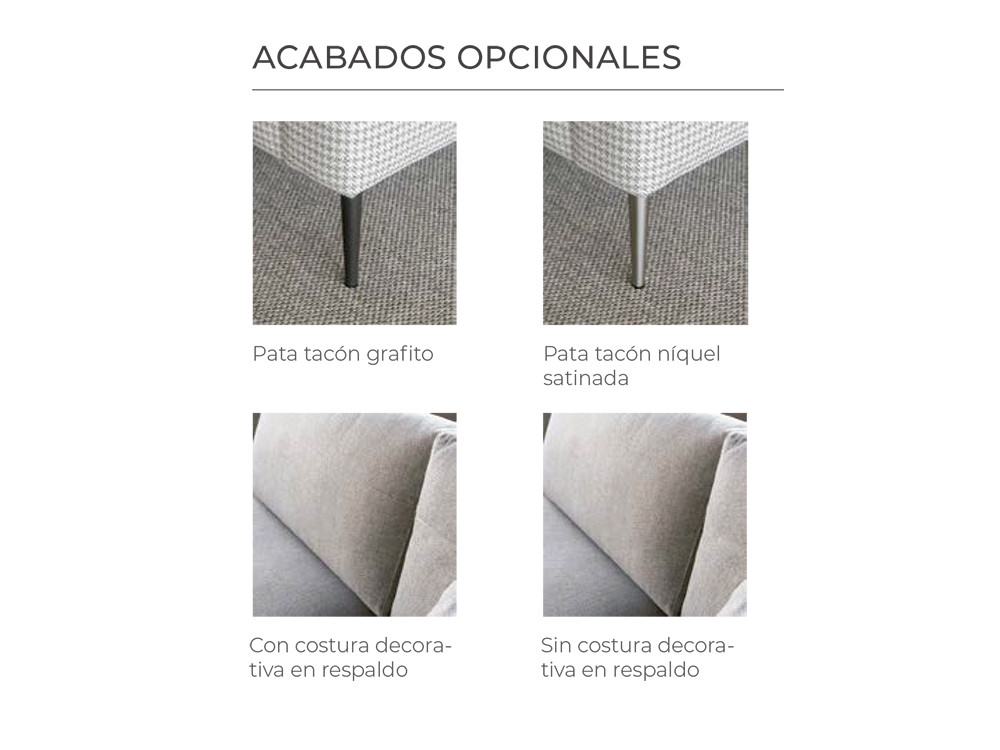 Tu sofá rincón Alpha de Temasdos te espera. Haz tu compra online en Mobel 6000, hecho a tu medida en finos tapizados.