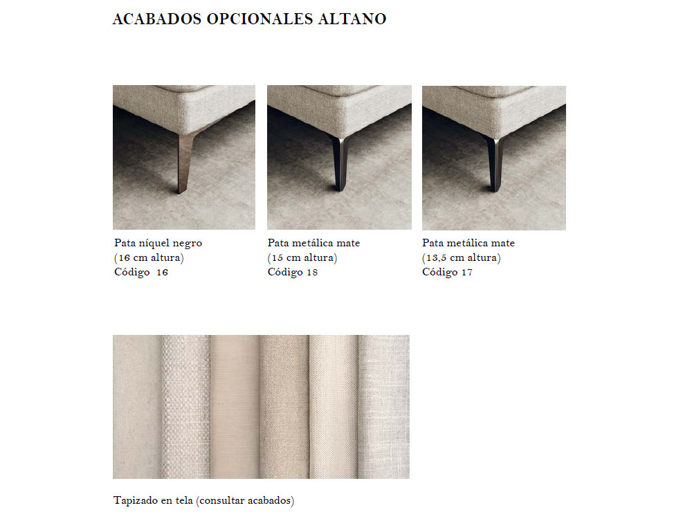 Sofá Altano con chaiselongue Temasdos