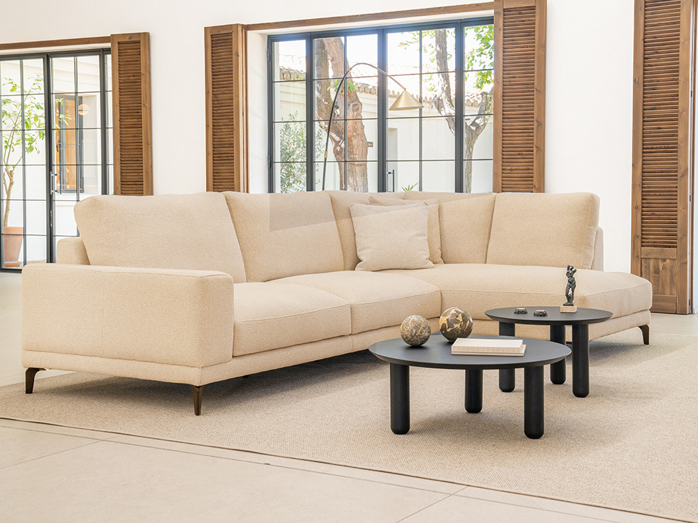 Descubre el sofá rincón modular Altano de Temasdos en Mobel 6000 en Madrid, en varias medidas en textil o piel.