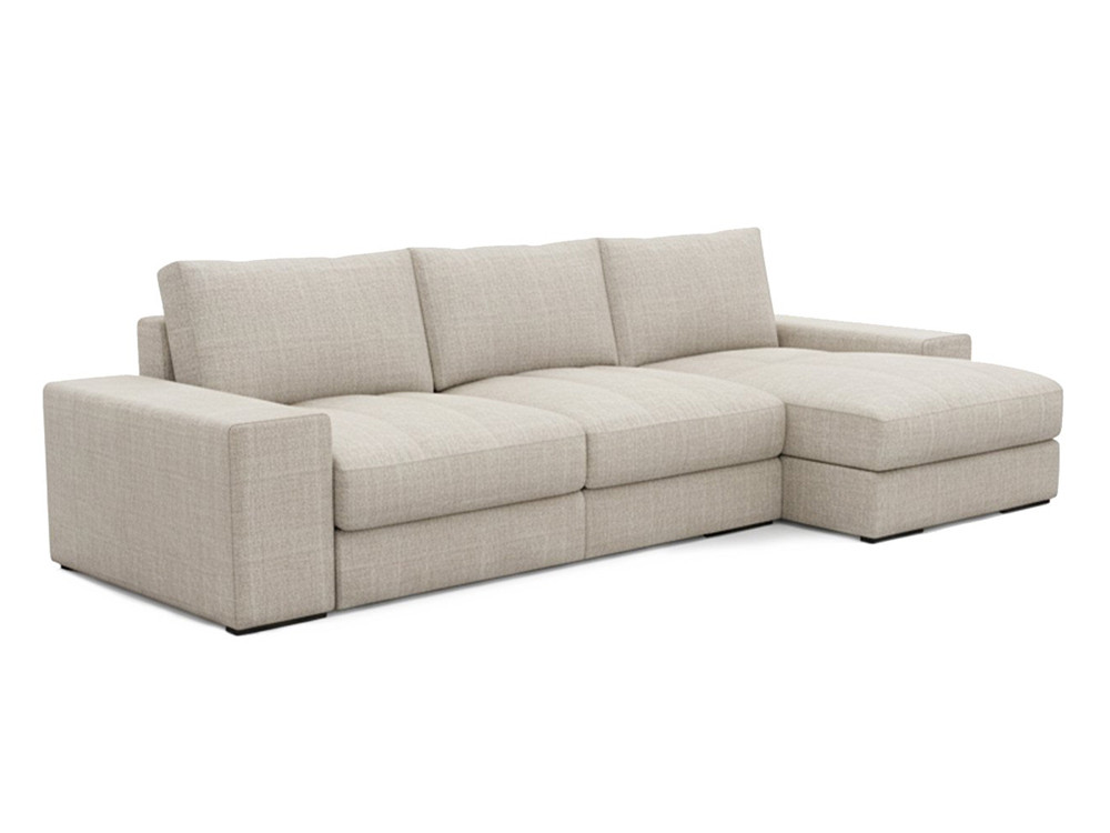 Descubre el sofá modular Giant con chaiselongue de Temasdos en Mobel 6000 en Madrid, en textiles seleccionados.