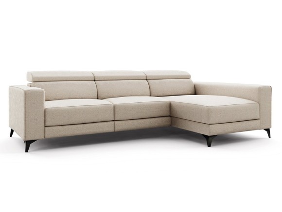 Descubre el sofá modular Sigma con chaiselongue de Temasdos en Mobel 6000 en Madrid, en textiles que puedes personalizar.