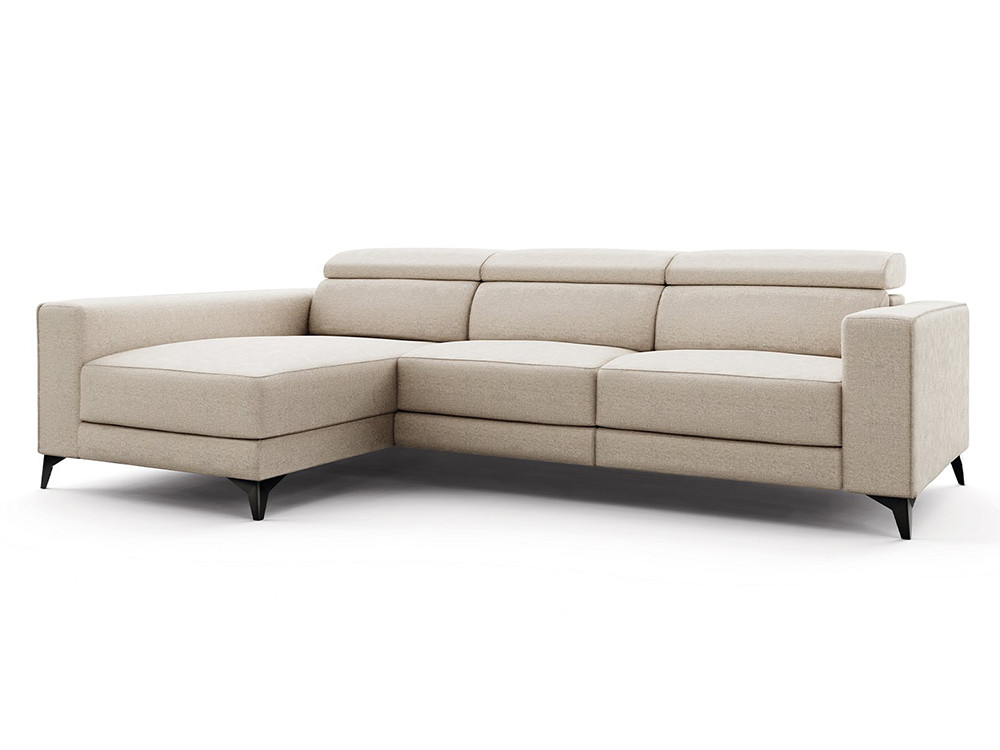 Tu sofá modular Sigma con chaiselongue de Temasdos te espera. Haz tu compra online en Mobel 6000, en textil o en fina piel.