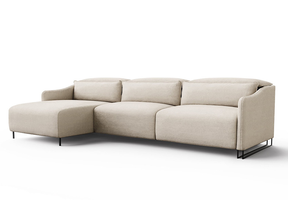 El sofá Zonda con asientos fijos o relax con chaiselongue fija de Temasdos destaca en Seismil Studio, a tu propia medida.