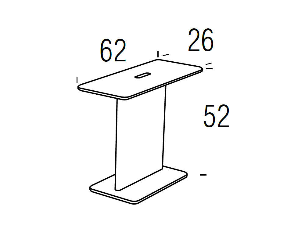 Mesa auxiliar Plus 5