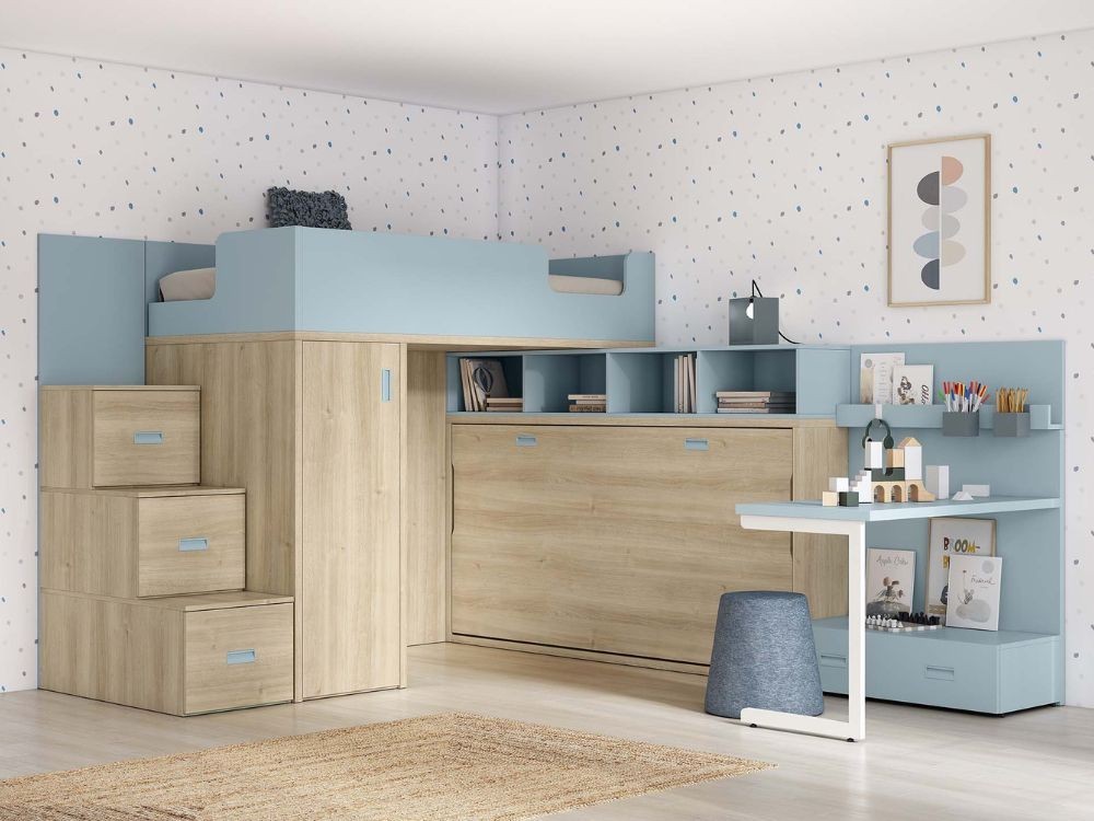 Litera con cama abatible Delulu Neo 46