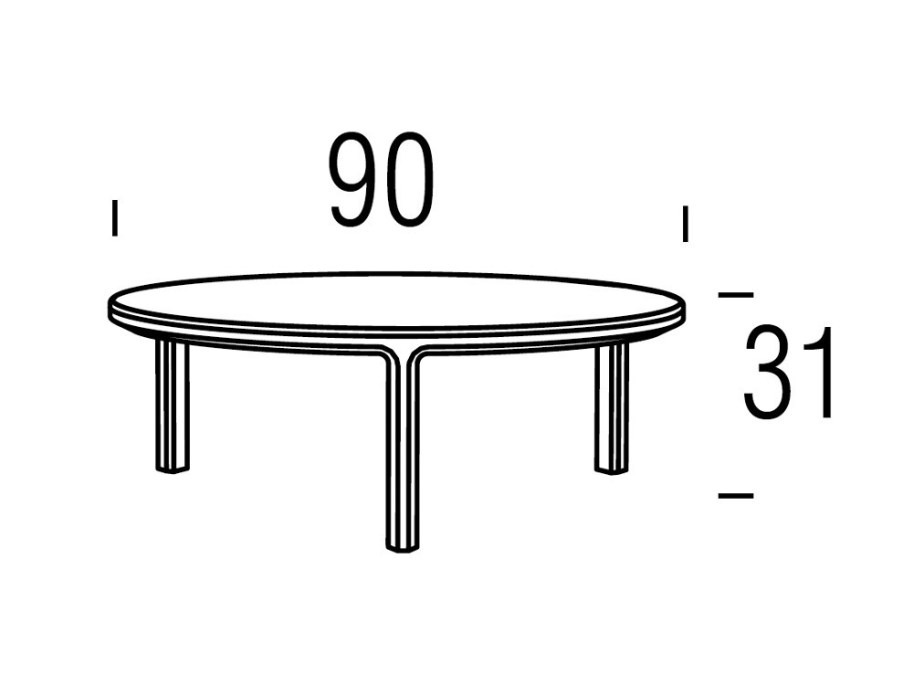 Mesa de centro Aro