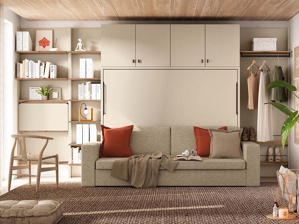 Cama abatible con sofá 135cm Delulu Neo Ros 48 de Ros - 2