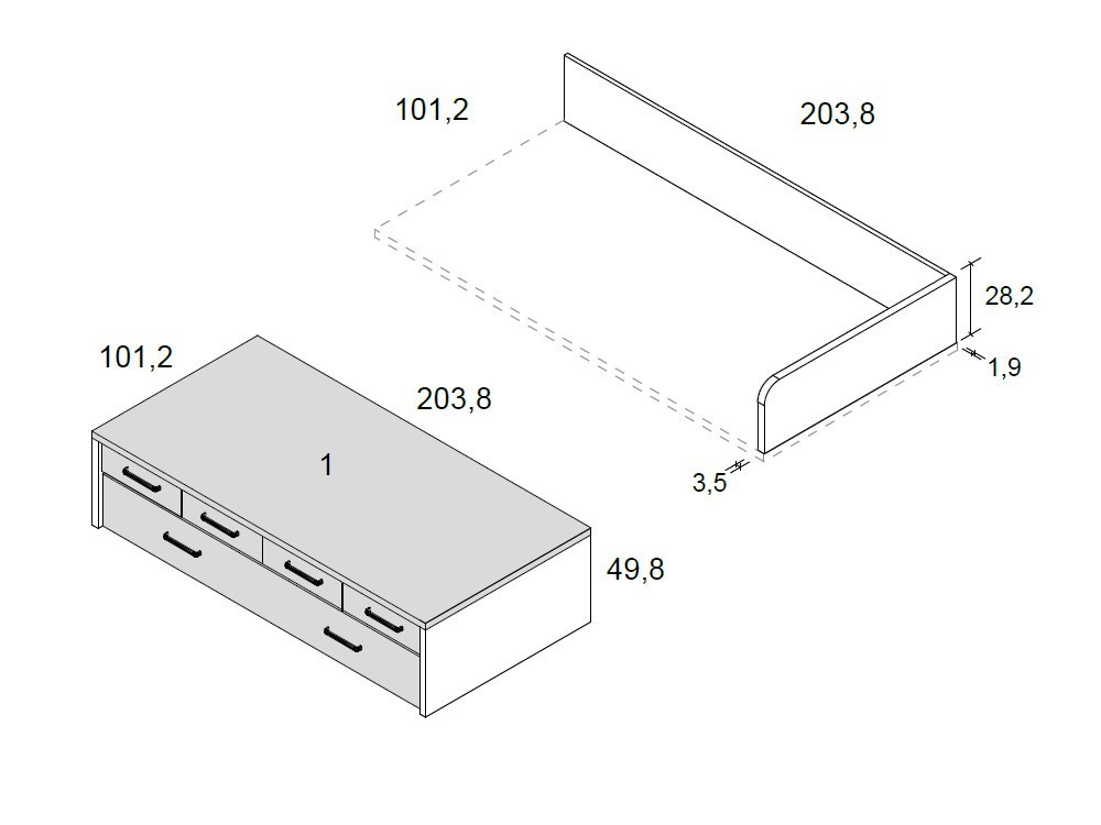 Cama compacta Zencore Delulu Neo 06 - 4