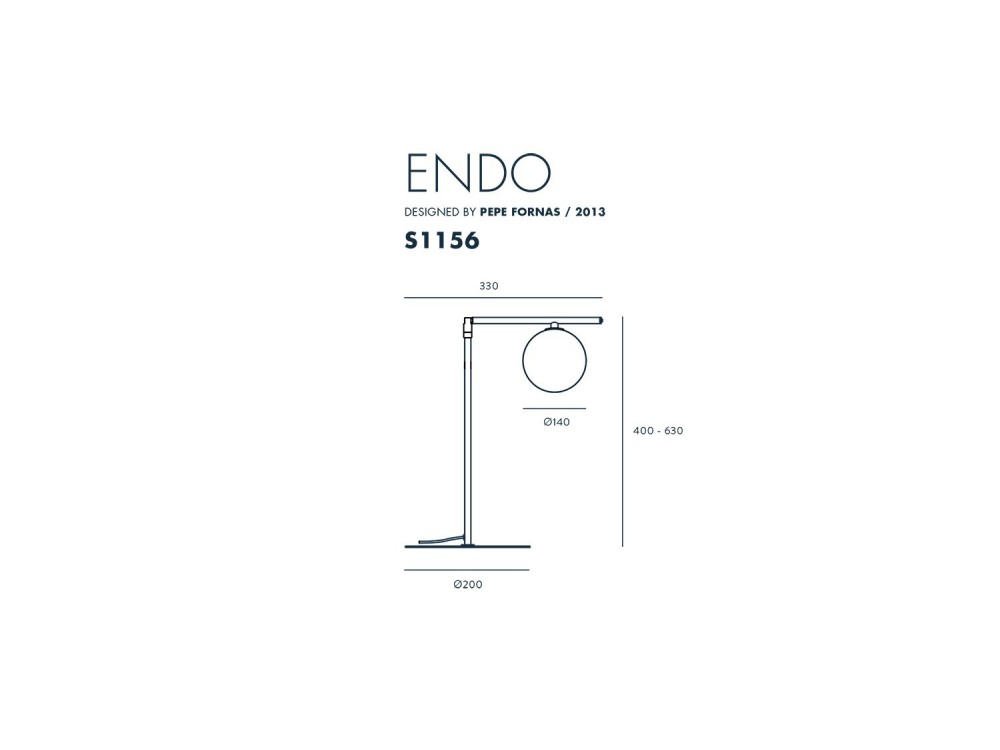 LÁMPARA DE SOBREMESA ENDO AROMAS DEL CAMPO