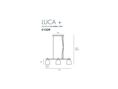 AROMAS DEL CAMPO Lámpara de techo Luca +