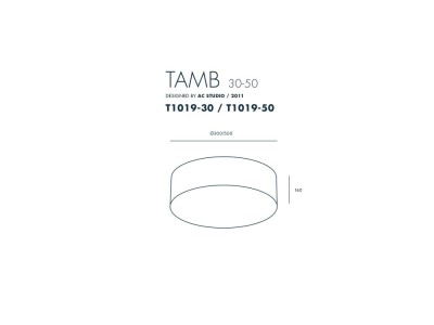 AROMAS DEL CAMPO Lámpara de techo Tamb 30-50