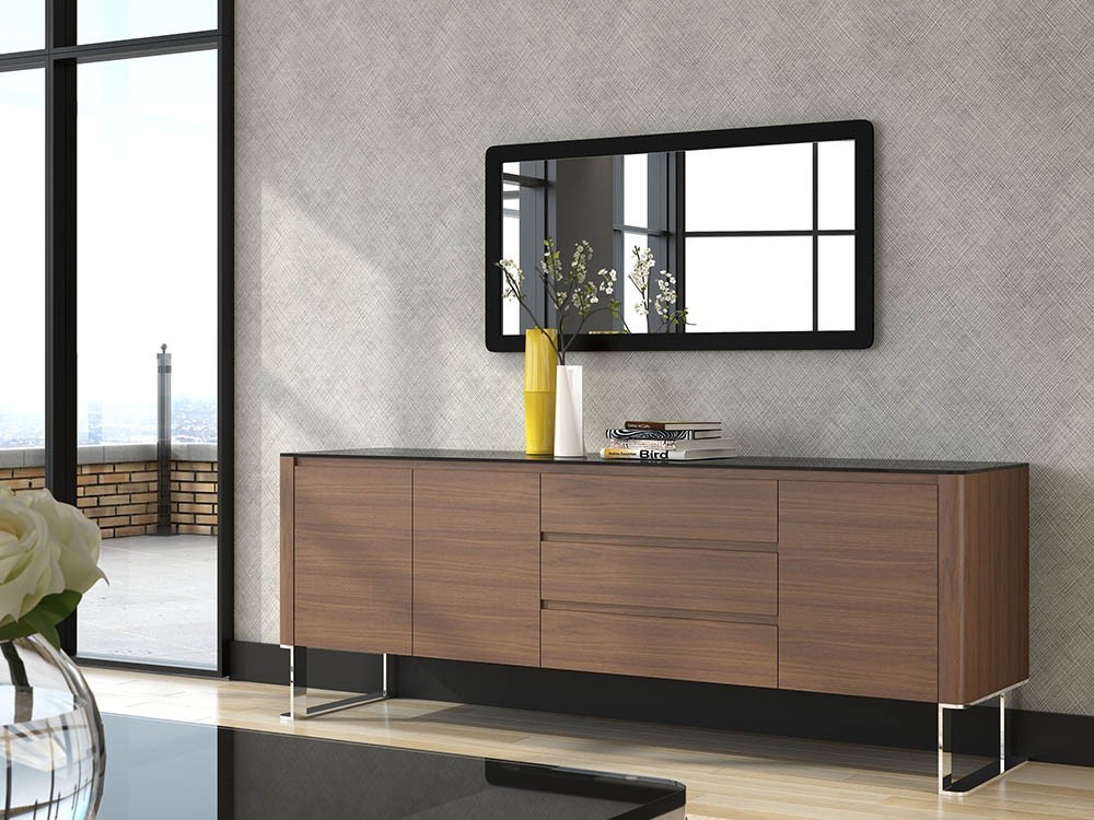 Aparador chapado en nogal 3060 Harmony de Ángel Cerdá en Mobel 6000