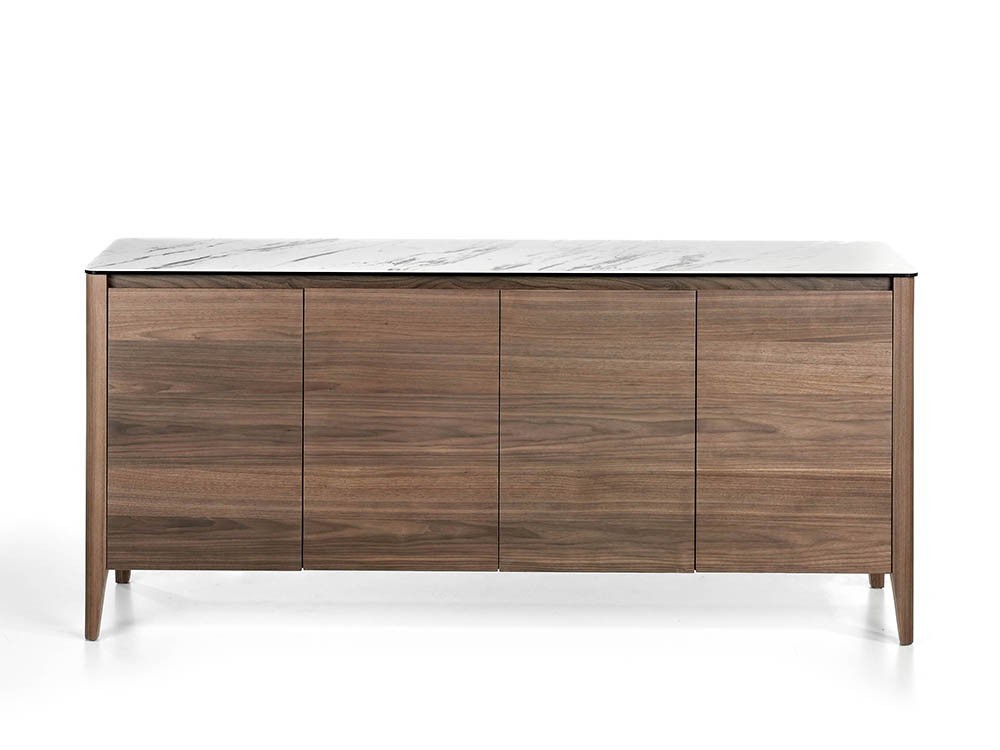 Aparador chapado en nogal con sobre cerámico 3080 de Ángel Cerdá en Mobel 6000