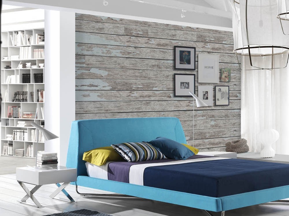 Mesita de noche con pies en aspa de acero cromado y estructura lacada blanca con un cajón 7007 de Ángel Cerdá