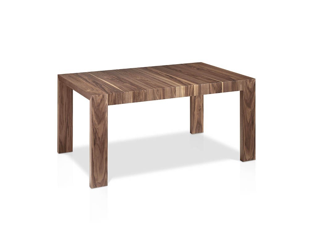 Mesa de comedor extensible de dm chapado en nogal natural 1012 de Ángel Cerdá en Mobel 6000
