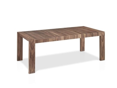 Mesa de comedor extensible de dm chapado en nogal natural 1012 de Ángel Cerdá en Mobel 6000