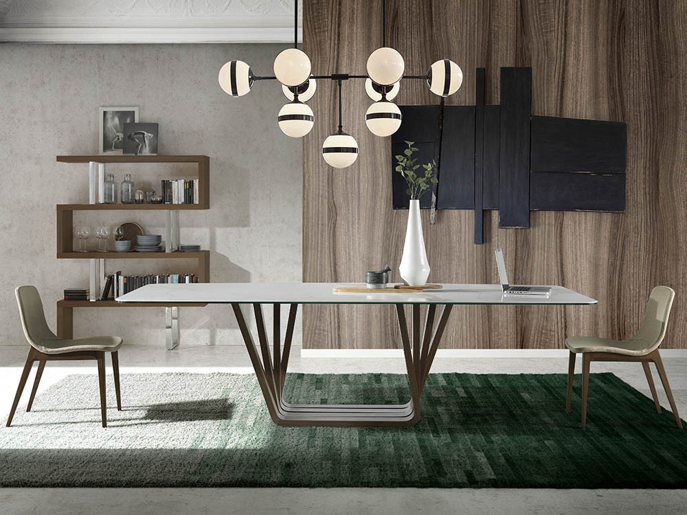 Silla con estructura de madera tapizada en textil 4049 Harmony de Ángel Cerdá en Mobel 6000