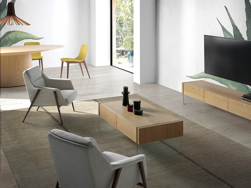 Butaca tapizada en textil con estructura de acero cobre 5010 Harmony de Ángel Cerdá