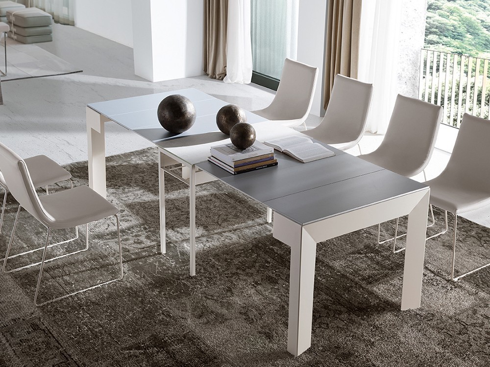 Mesa Consola Extensible Voila porcelánico Ramiro Tarazona - 6