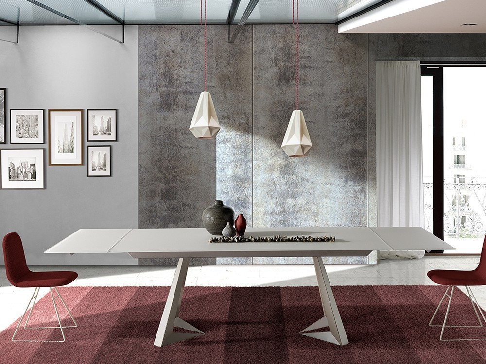 Mesa de comedor fija Infinity Porcelánico de Ramiro Tarazona - 2