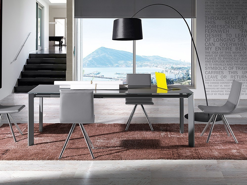 Mesa de comedor fija Link Cristal de Ramiro Tarazona - 2