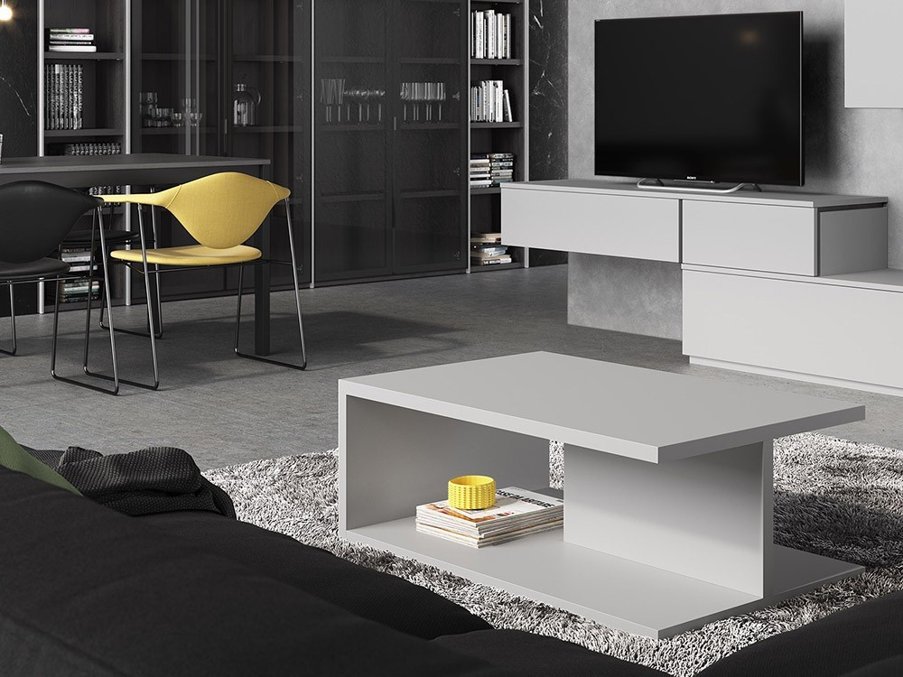 Mesa de centro con separador vertical Muss