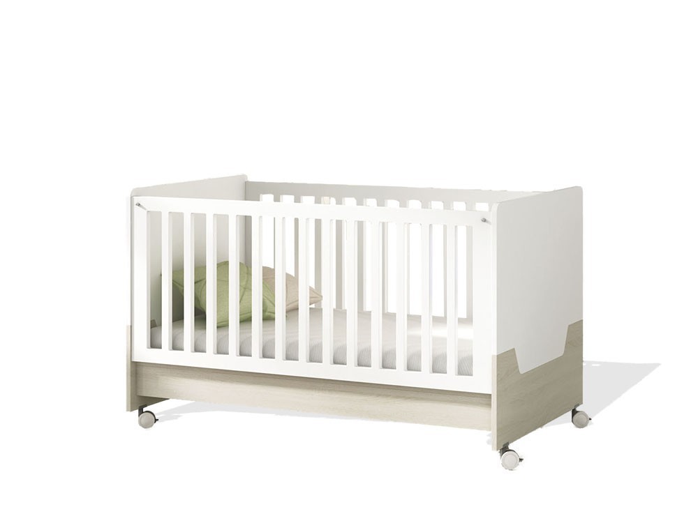 Cuna evolutiva con ruedas Noa QB01 de Tegar Mobel - 3