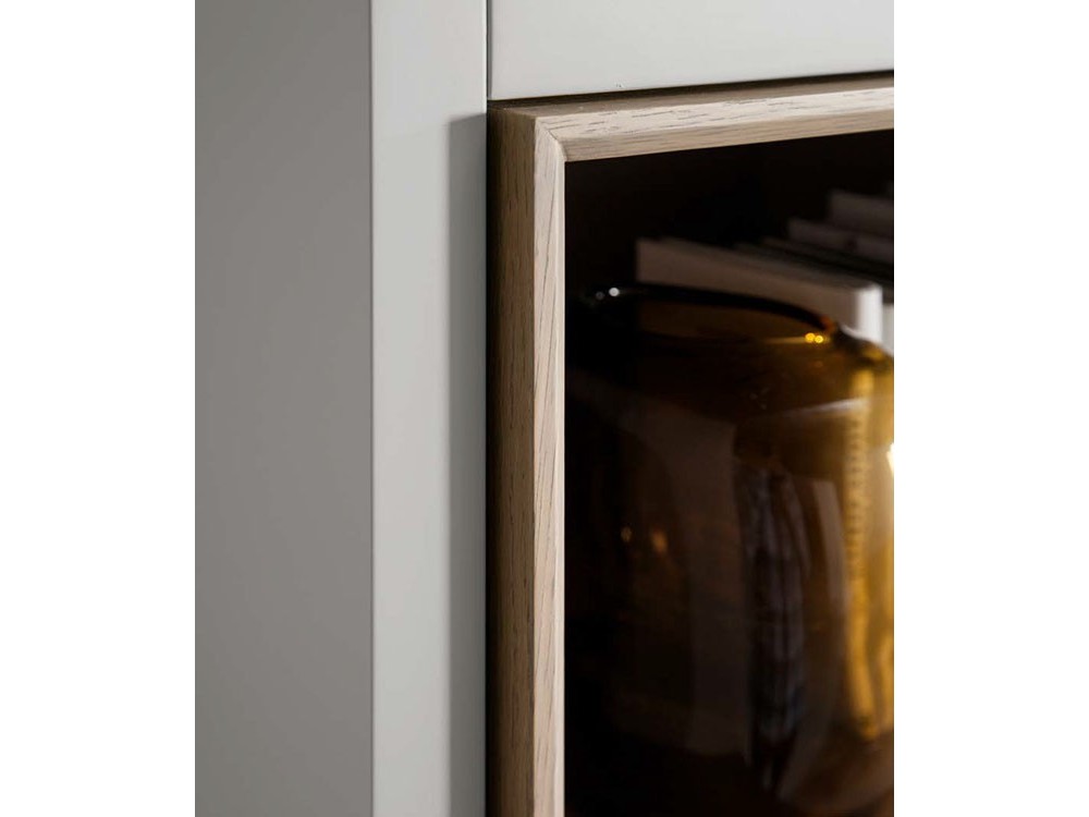 Mueble de salón suspendido con puertas correderas Ios Time