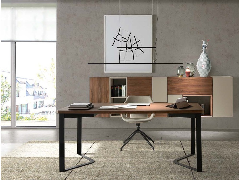 Mueble suspendido con escritorio abatible Q Time