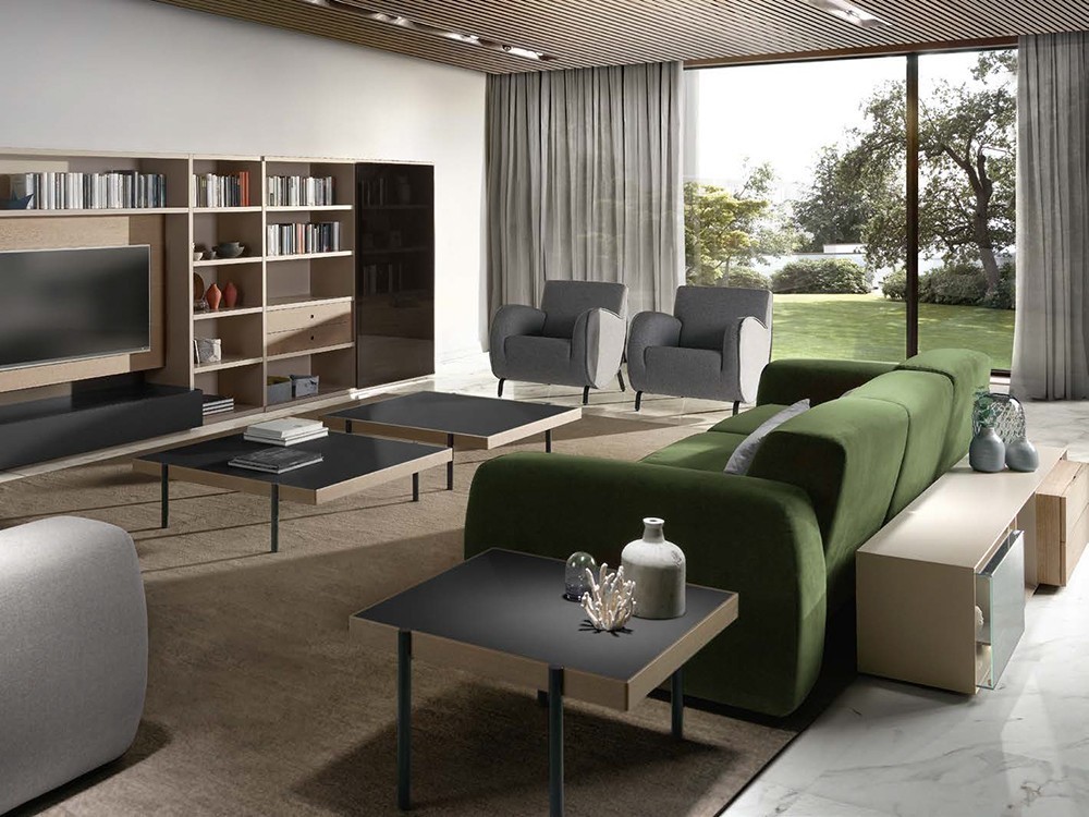 Butaca tapizada en textil Tino Time