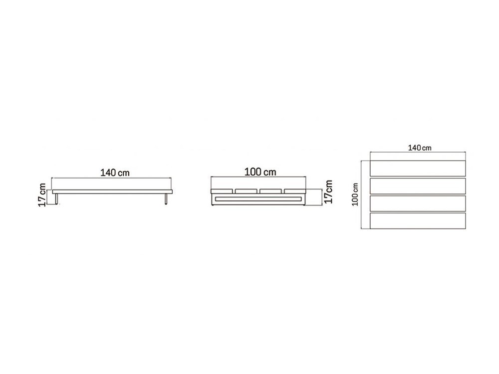 Mesa de centro de madera de teca Ona de Skyline - 5