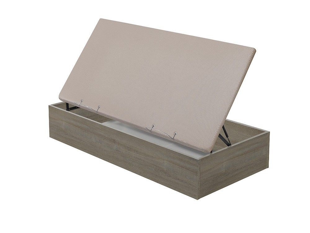 Base arcón madera gris Flex