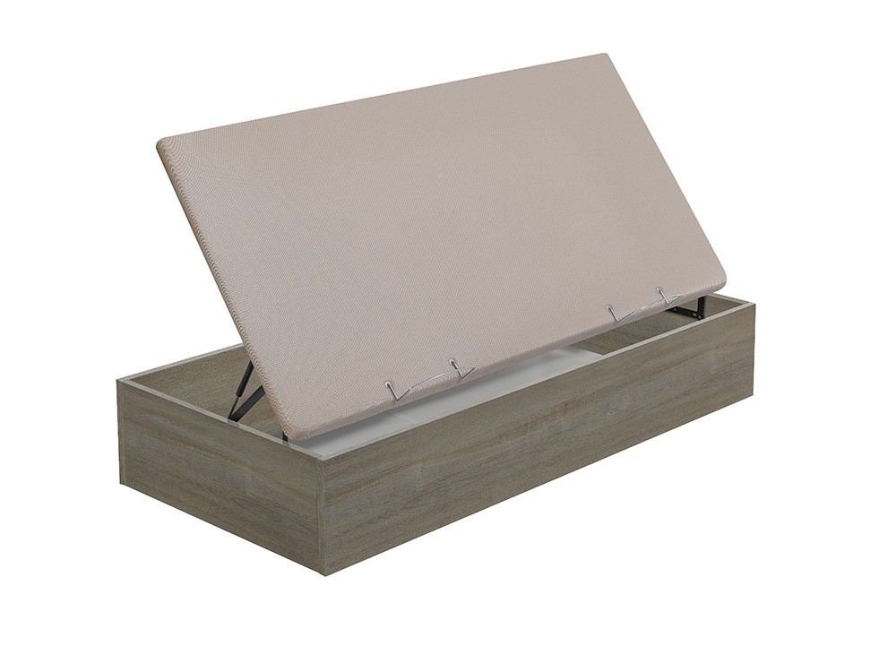 Base arcón madera gris Flex