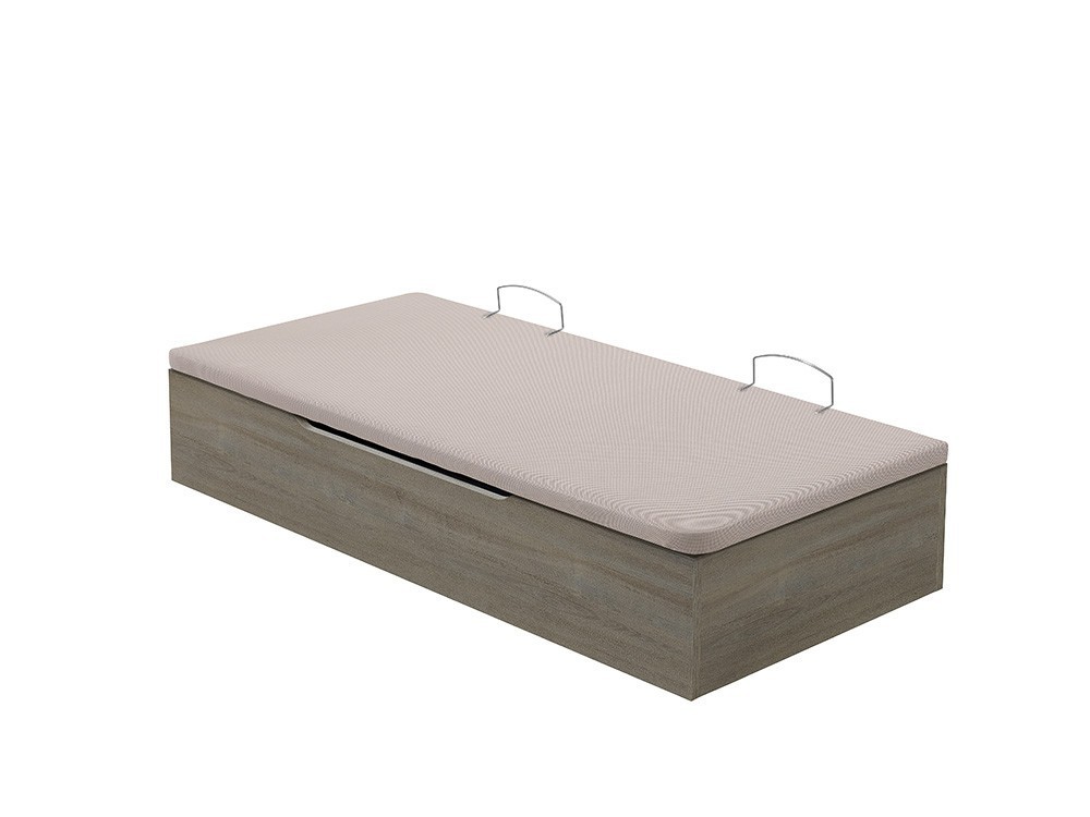 Base arcón madera gris Flex