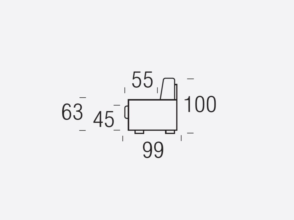 Sofá Egos fijo de Beltá & Frajumar - 10