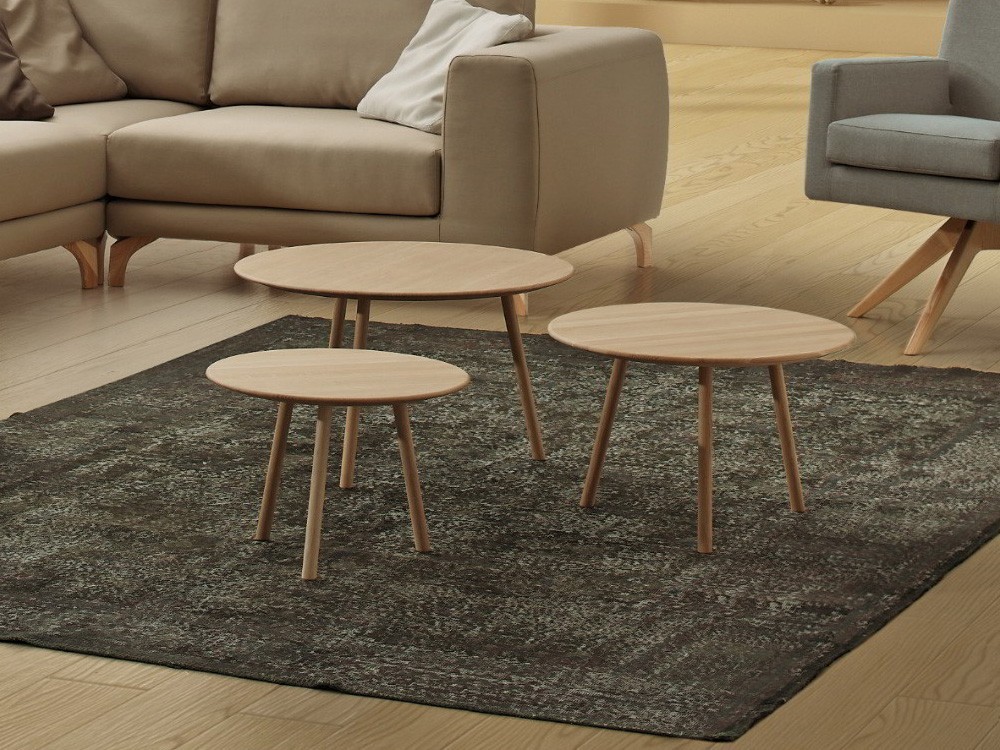 Mesa auxiliar redonda Rund