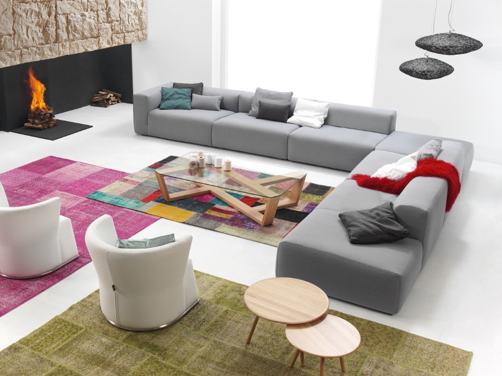 Mesa auxiliar redonda Rund