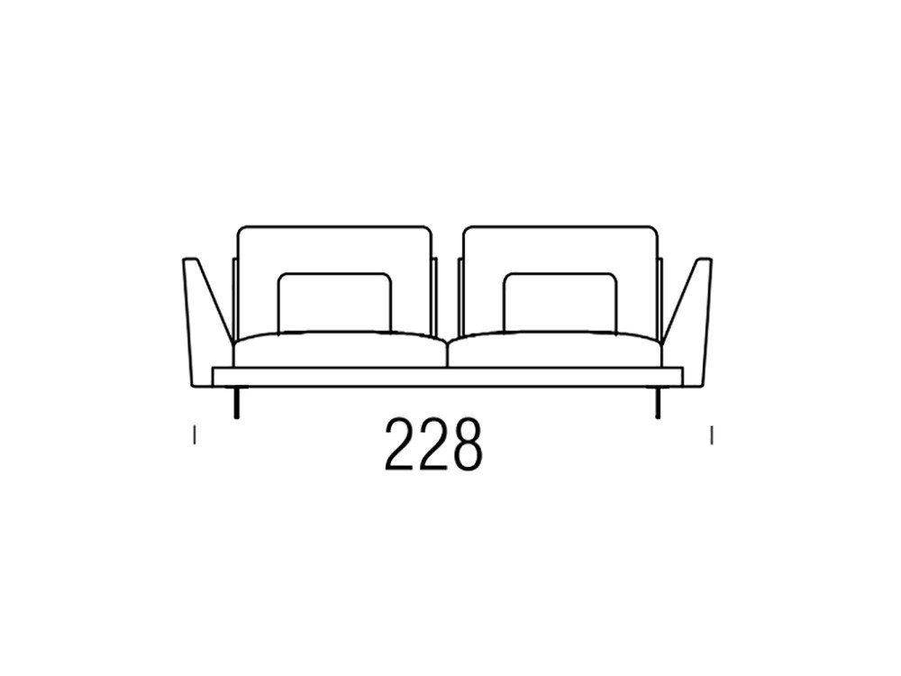 BELTÁ Sofá Moderno Wing