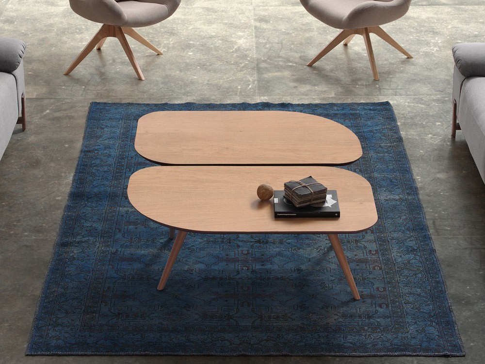 Mesa de centro Alo chapada en roble de Beltá & Frajumar - 3