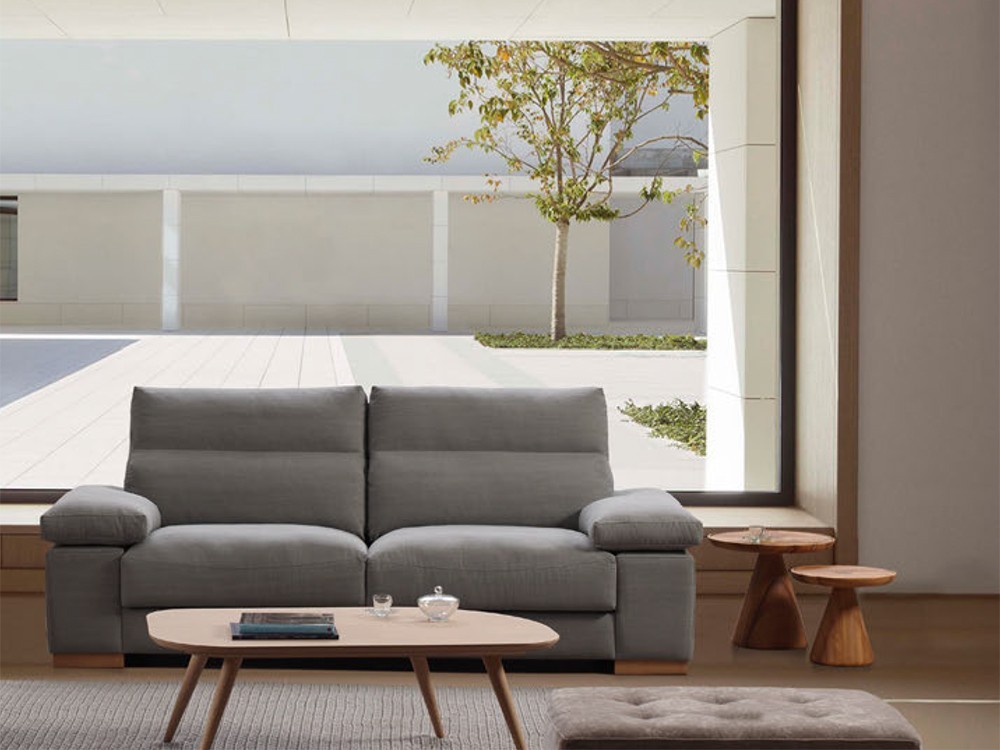 Mesa auxiliar de madera maciza Luxu