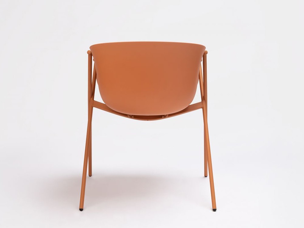 Silla Bai de acero y polipropileno