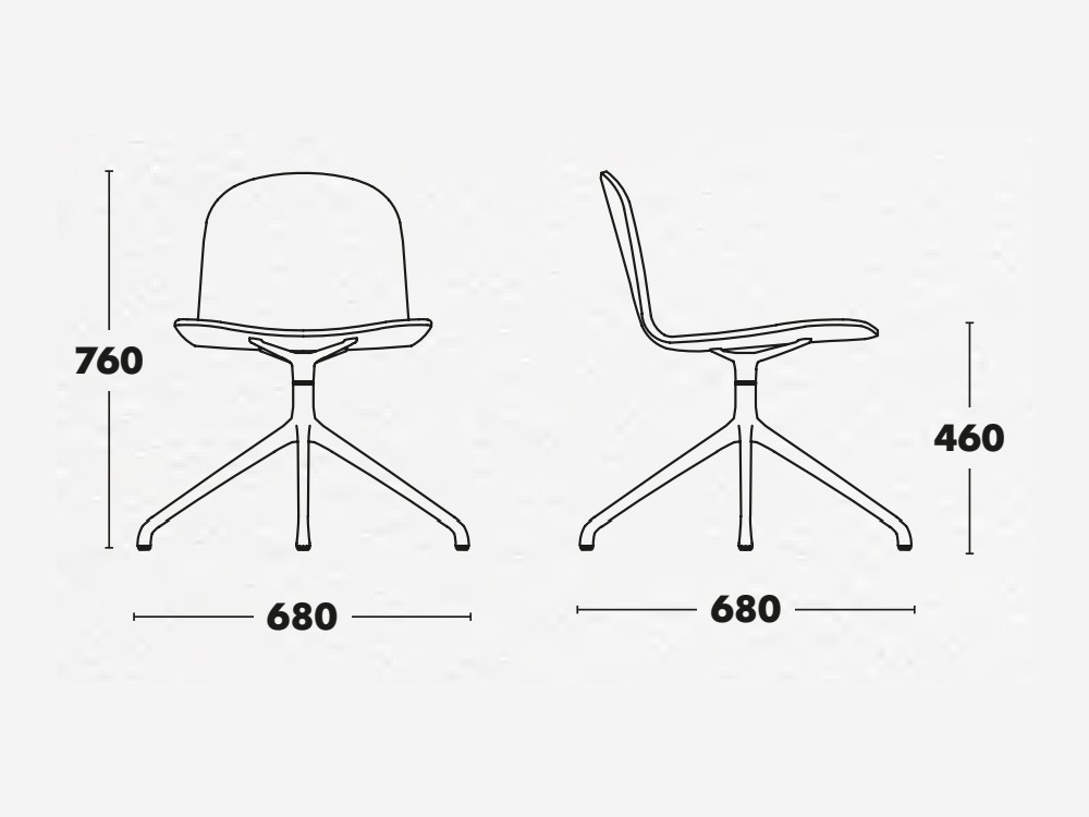 Silla giratoria Bob XL