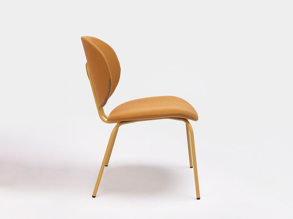 Silla Hari XL con o sin brazos tapizada en textil